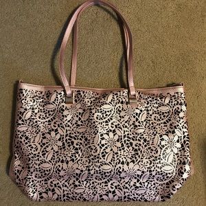 Pink Haley laser cut tote